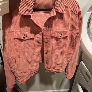 Pink Cordaroy jacket BRAND NEW